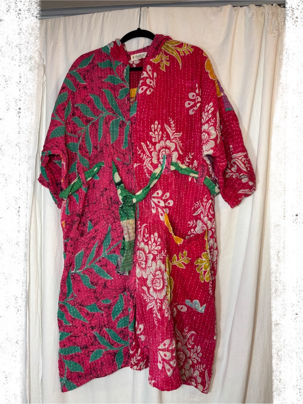Kantha Bae hooded romper one size os